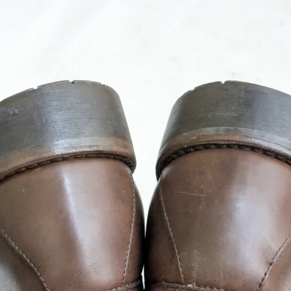 Gucci Horsebit Loafers Brown Leather Men 8 D Rubber - Picture 8 of 16